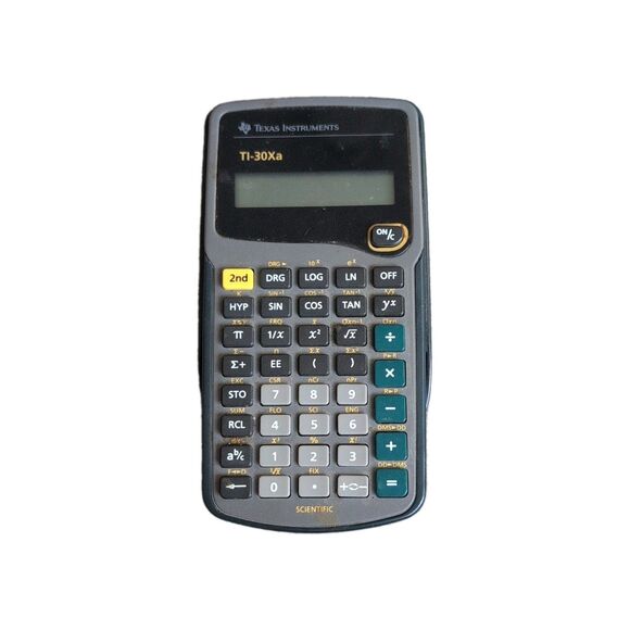 Texas Instruments Other - Texas Instruments TI-30Xa Scientific Calculator, LCD, Battery Black Tested Works